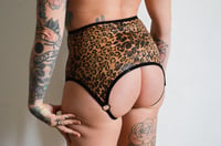 Image 1 of The SABBATH knickers in wet look leopard RTS