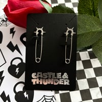 Image 3 of TINA - Safety Pin Earrings