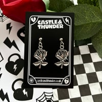 Image 2 of CAROLYN - Rose Stud Earrings