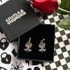 CAROLYN - Rose Stud Earrings