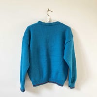 Image 2 of Pull tricot laine 8 ans Tom & Jerry Phildar années 90