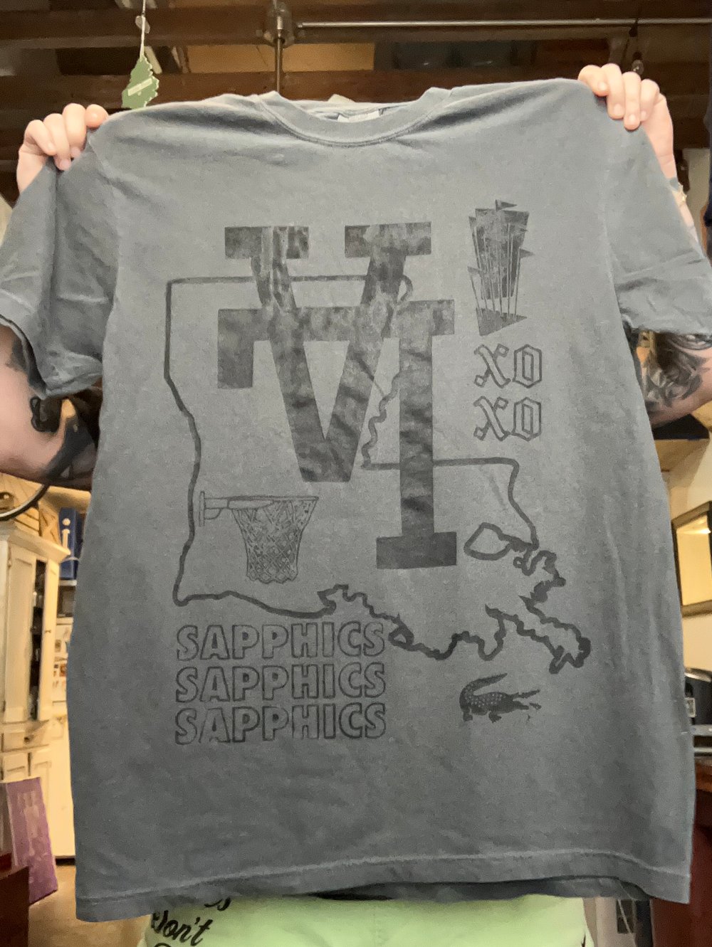 **read for color**LOUISIANA SAPPHICS/tongue misprint **