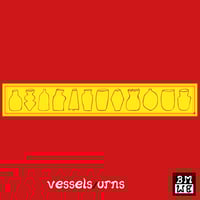 Image 12 of vessels/urns yellow red 1