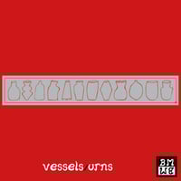 Image 8 of vessels/urns gray red  1