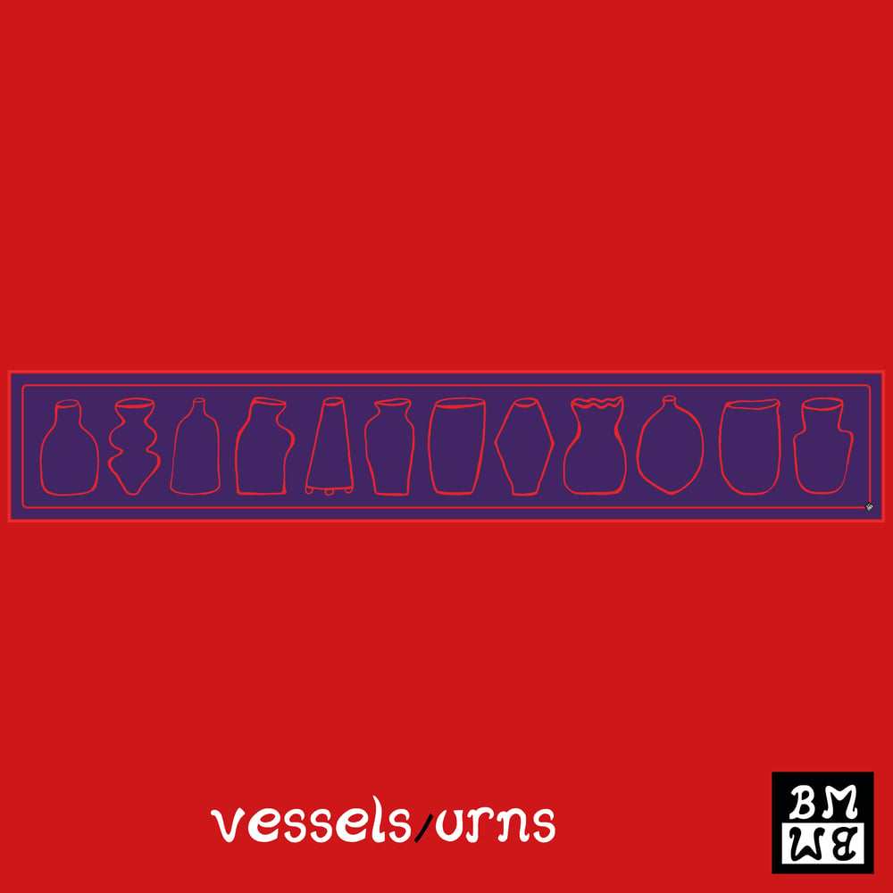 Image of vessels/urns purple red 1