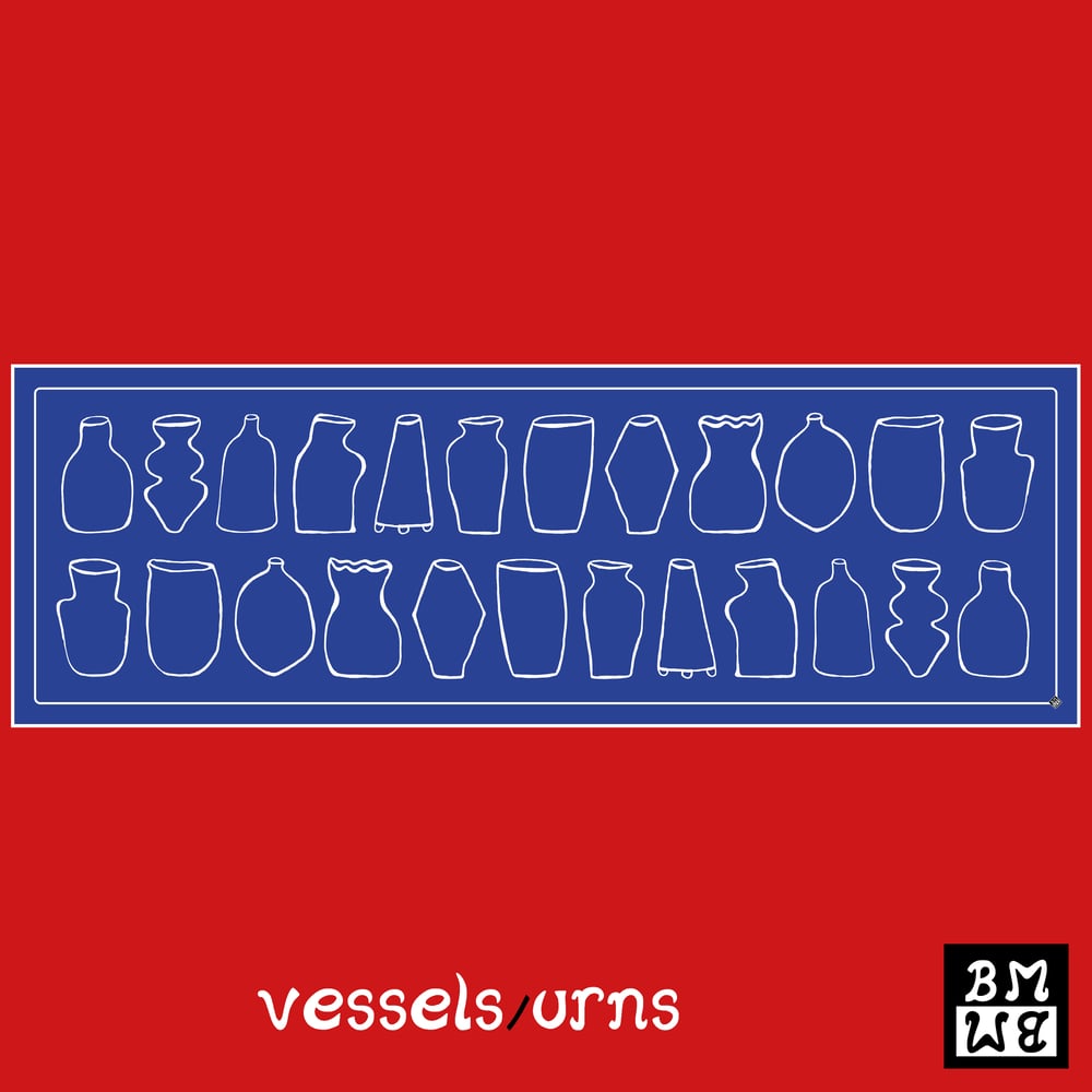 Image of vessels/urns blue 2 