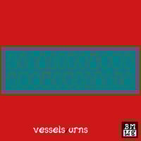 Image 1 of vessels/urns teal red 2