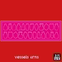 Image 1 of vessels/urns pink 2
