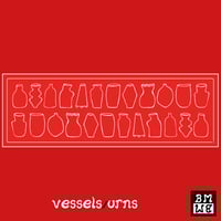 Image 1 of vessels/urns red 2