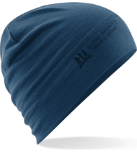 Image 1 of MERINO BEANIE - STEEL BLUE