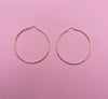 Diamond Cut Thin Hoops 
