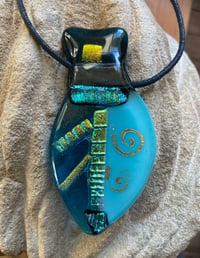 Image 2 of ALCHEMYTE pendant "TURQUOISE MUSIC "