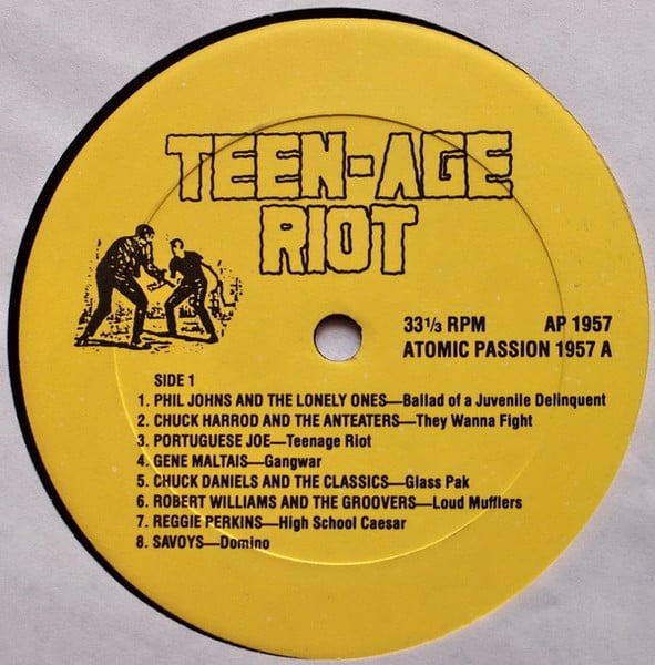 VA - TEEN-AGE RIOT! - 50,000,000 DELINQUENTS CAN'T BE WRONG (LP)