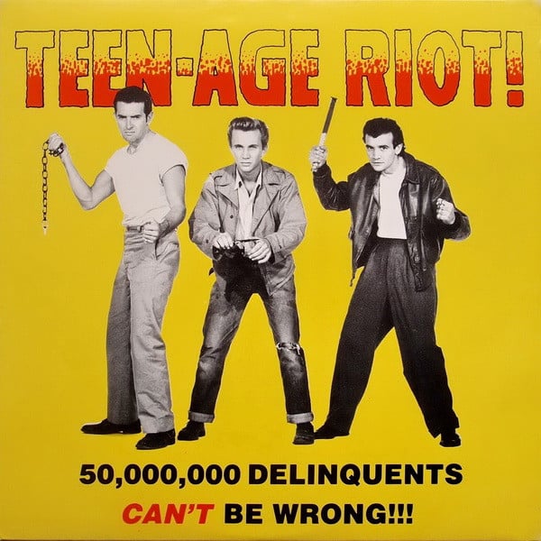 VA - TEEN-AGE RIOT! - 50,000,000 DELINQUENTS CAN'T BE WRONG (LP)