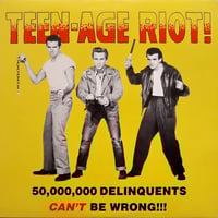 Image 1 of VA - TEEN-AGE RIOT! - 50,000,000 DELINQUENTS CAN'T BE WRONG (LP)