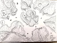 Lake Disdosa Fantasy Map, 8x6 photo