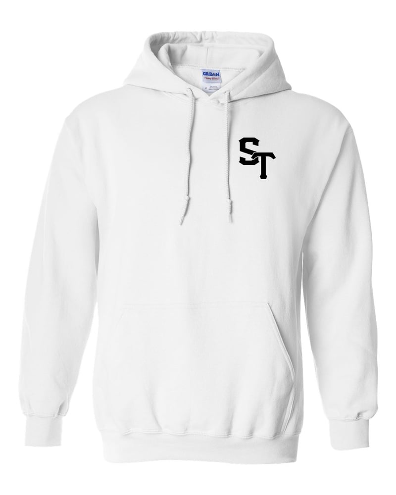 Image of Hoodie Sweatshirt in White