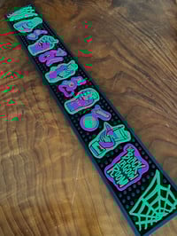 Image 3 of THIRSTY MONSTERS 2nd Round 23.5" x 4" Heavy-Duty Bar Rail Mat