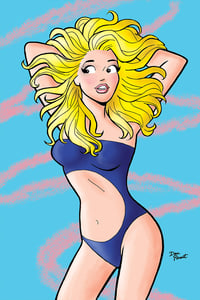 BETTY "Christie Brinkley" Bikini VARIANT!