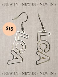 Three Letter Earrings