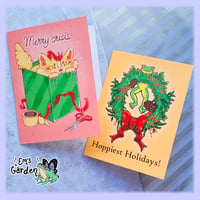 Image 1 of Merry Crisis!  Holiday Card + Envelope Sets