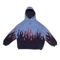 Image 2 of (XL) Nike Double Flame Purple Blue "Leviathan" 587