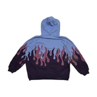 Image 3 of (XL) Nike Double Flame Purple Blue "Leviathan" 587
