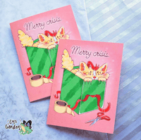 Image 2 of Merry Crisis!  Holiday Card + Envelope Sets