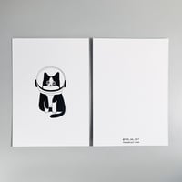 Image 2 of POSTCARD THE_NK_CAT ASTRONAUT