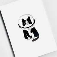 Image 3 of POSTCARD THE_NK_CAT ASTRONAUT