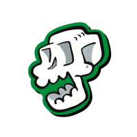 Ape Skull Sticker