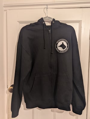 Image of Countryside Defiance Black Zip Up Hoody