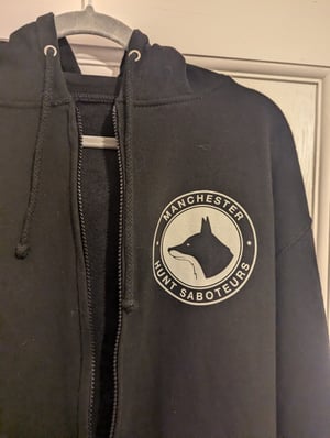 Image of Countryside Defiance Black Zip Up Hoody