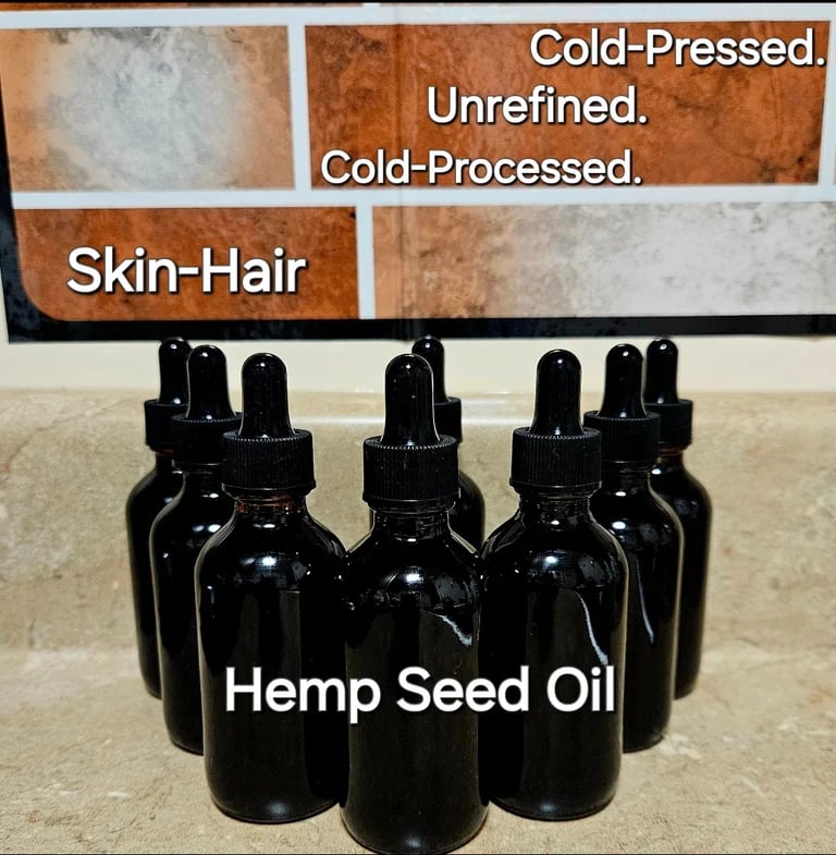 HEMPskin-21! Anti-Aging Skin Nourishing Hemp Seed Body Butter & Face/Body Oil. SPF6