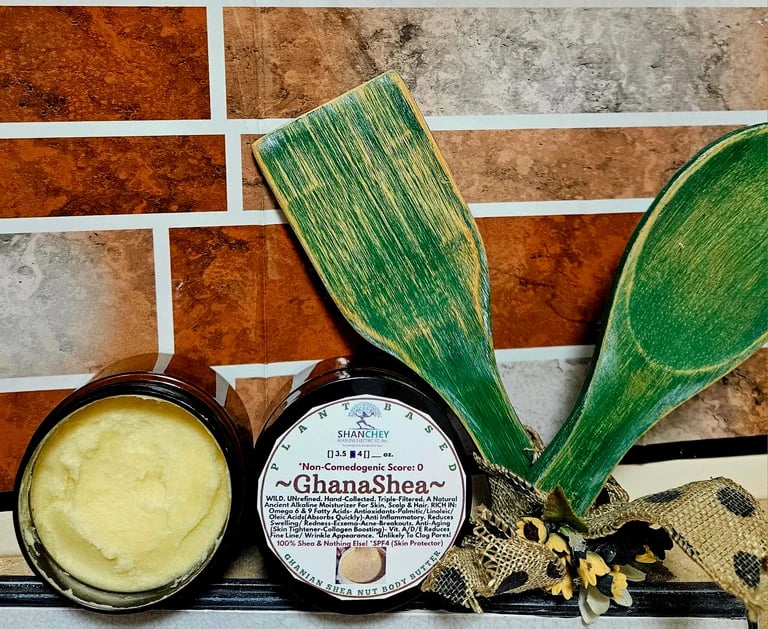 GHANAshea! High-End Luxurious West African Body Butter.  Natural Collagen Booster. SPF:3-4