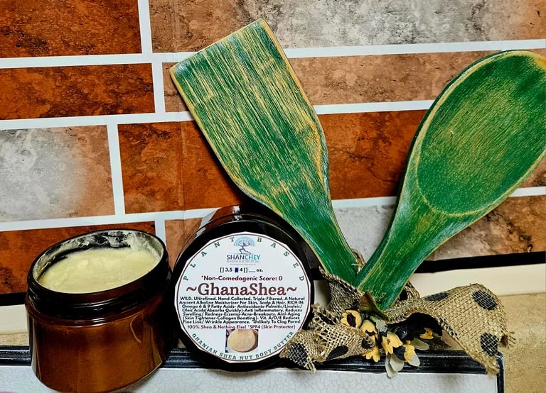 GHANAshea! High-End Luxurious West African Body Butter.  Natural Collagen Booster. SPF:3-4