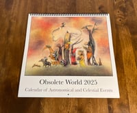 Image 1 of 2025 Obsolete World Wall Art Calendar