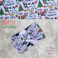 Moo-ey Christmas // Sherpa Headband