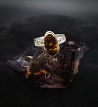 Image 1 of Fire agate ring