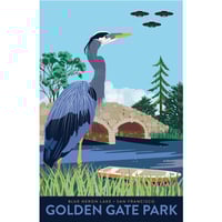 Image 1 of Golden Gate Park UFO print