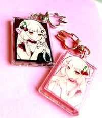 Image 2 of Chobits Chii & Freya Cherry Ver. keychains