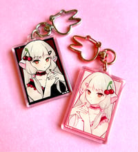 Image 1 of Chobits Chii & Freya Cherry Ver. keychains