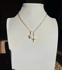 Image 1 of The second star to the right necklace-GOLD FILLED 