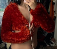 Image 4 of fuzzy bolero