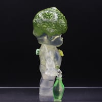 Image 7 of 4.5" Large Glow in the Dark Anatomy Rose Oneill X Guilia Tofana Collection Green Poison Double Cast