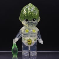 Image 2 of 4.5" Large Glow in the Dark Anatomy Rose Oneill X Guilia Tofana Collection Green Poison Double Cast