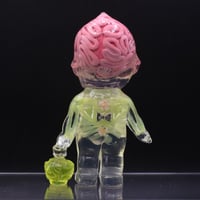 Image 4 of 4.5" Large Glow in the Dark Anatomy Rose Oneill X Guilia Tofana Collection Yellow Poison Double Cast