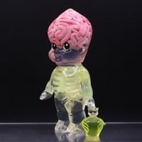 Image 7 of 4.5" Large Glow in the Dark Anatomy Rose Oneill X Guilia Tofana Collection Yellow Poison Double Cast
