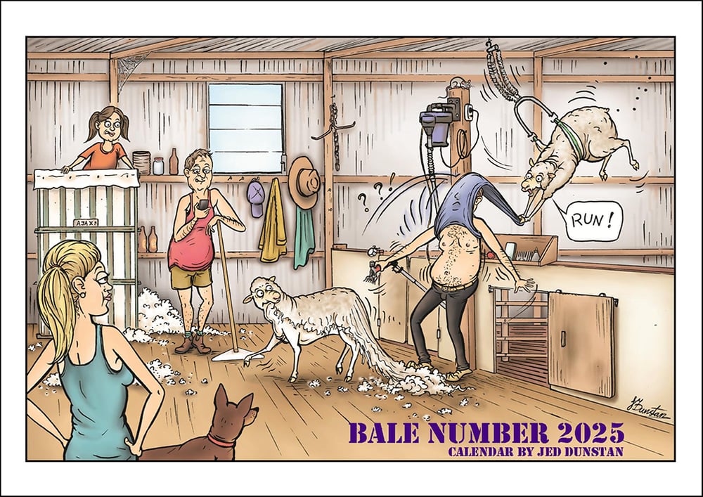 Image of BALE NUMBER 2025 Calendar