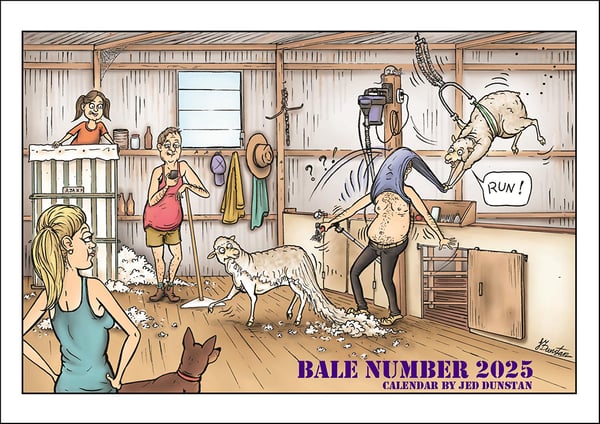 Image of BALE NUMBER 2025 Calendar
